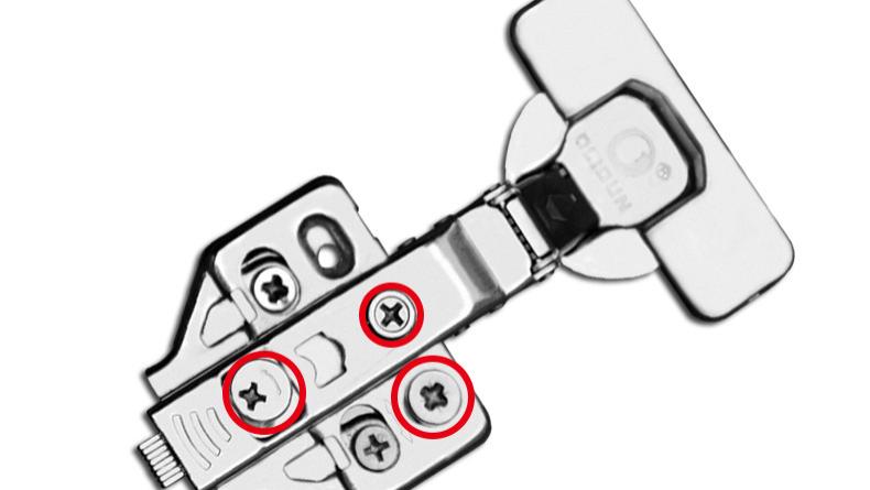 如何调整柜门铰链缝隙问题