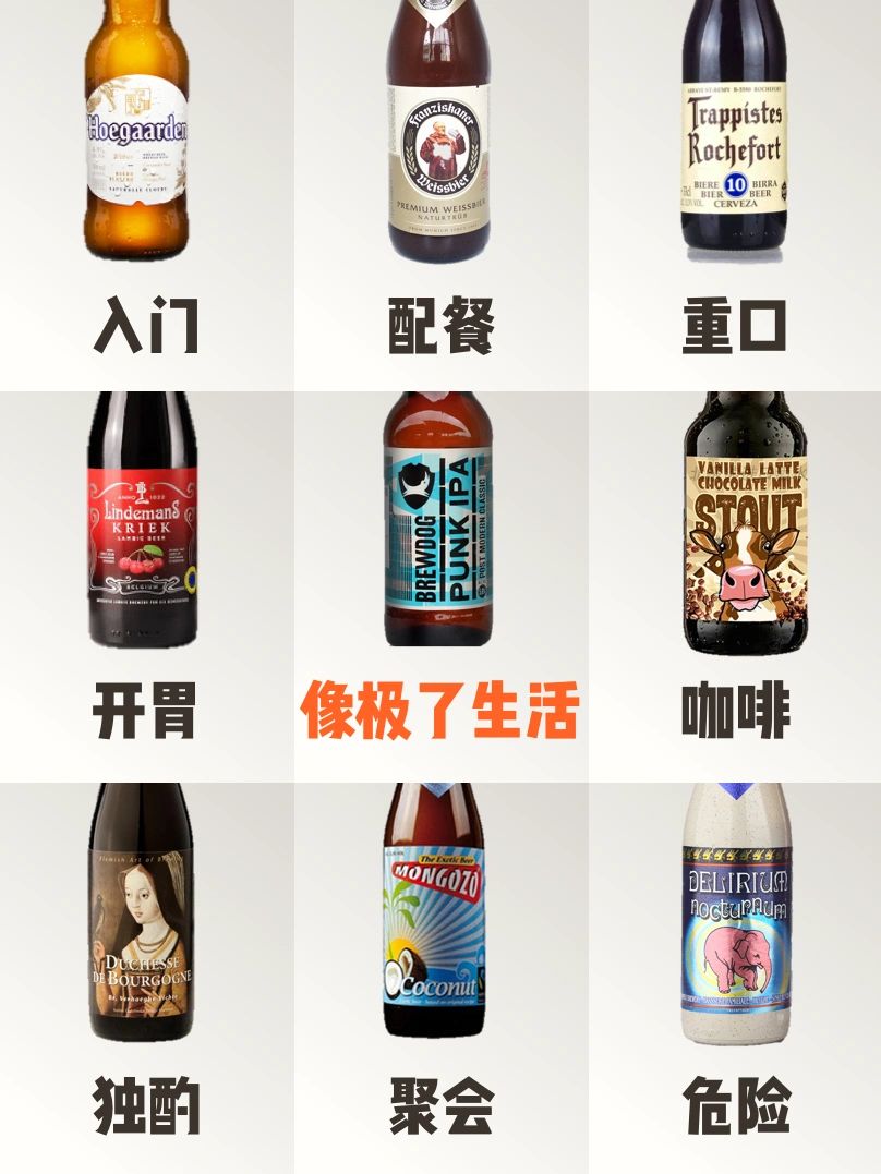 精酿怎么挑#精酿啤酒种类#