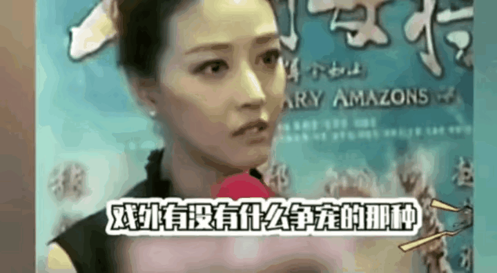 
对周海媚最深的印象，就是她面对记者的无脑问题，选择直接走人！ ​​​

姐就是