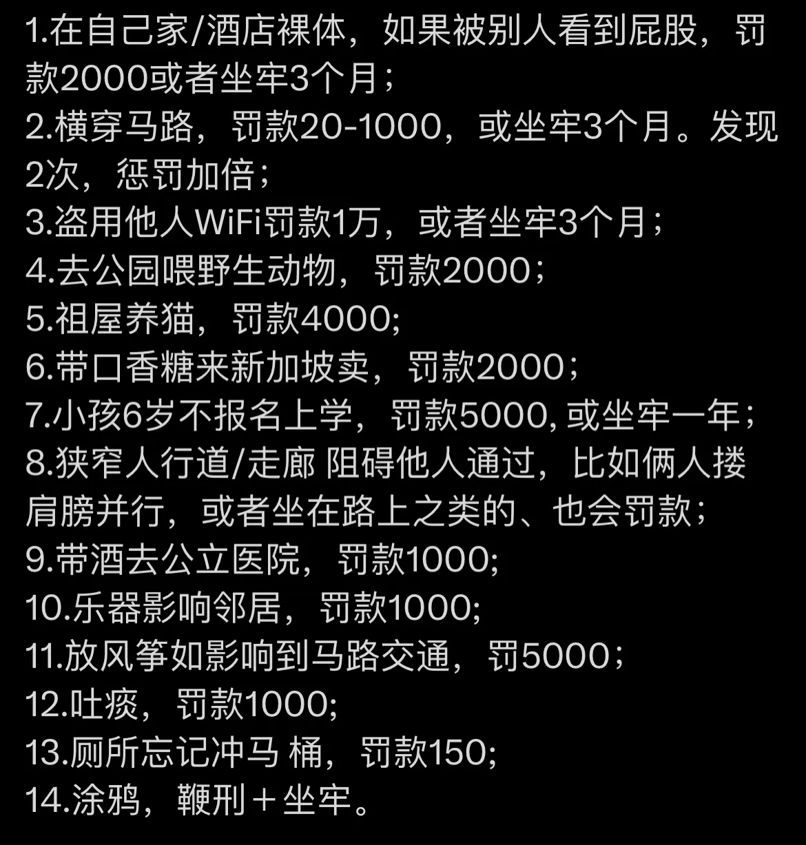 为什么新加坡公共秩序那么好？
