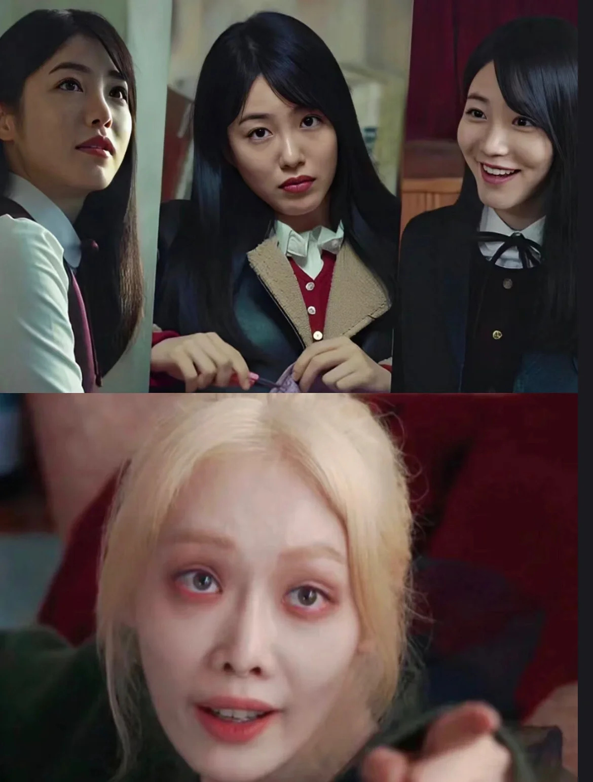 王炸阵容‼️黑暗荣耀李莎拉跟小研珍组合