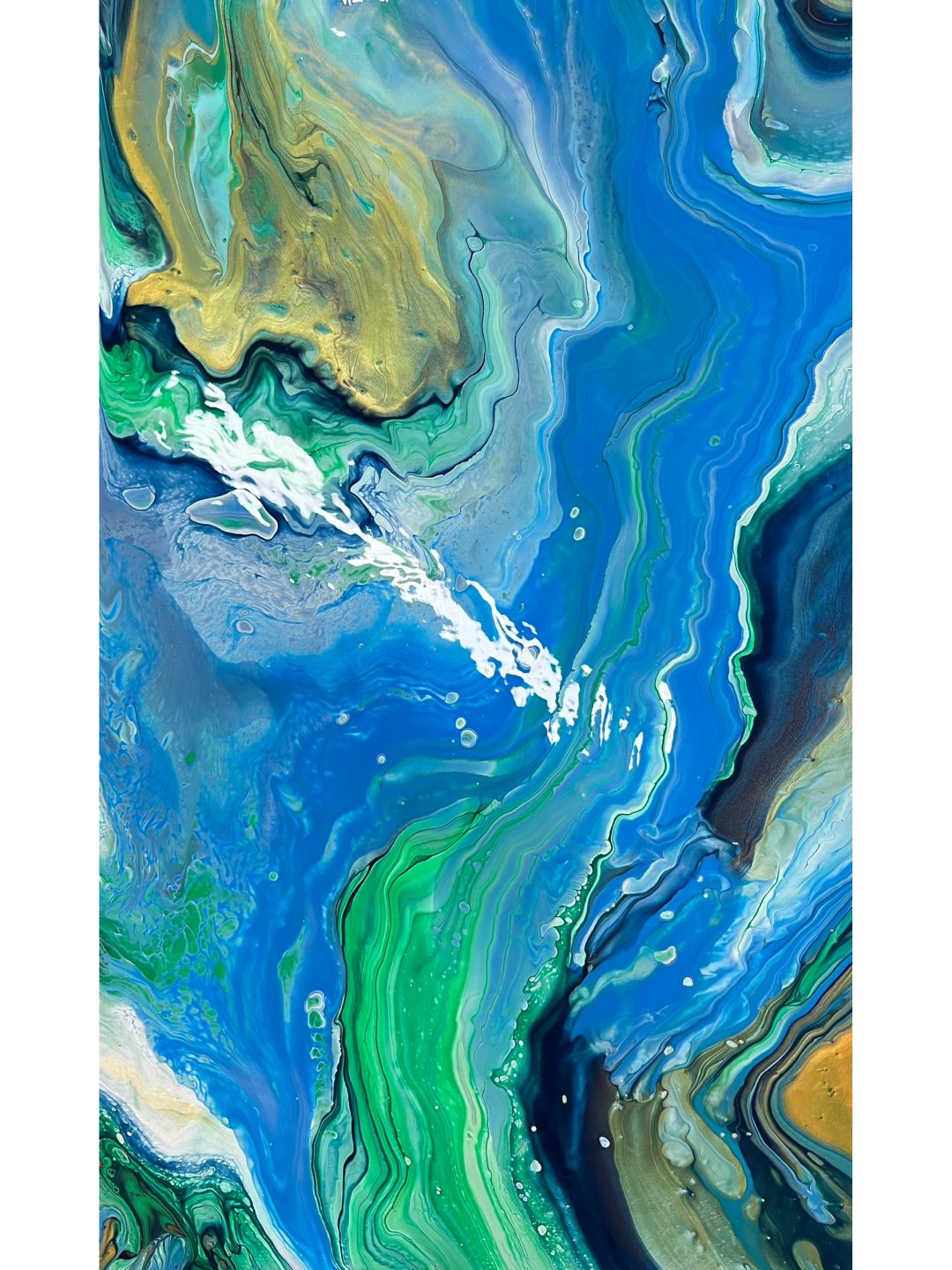 流体画《海洋》
今日课程《流体画海洋》
1.学习海洋的配色。
2.学习流体画制作