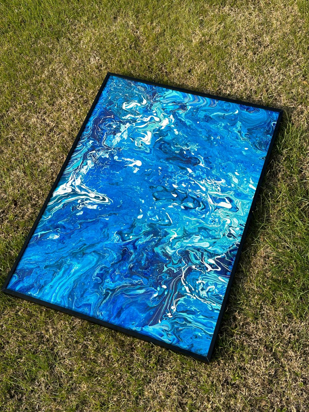 流体or掐丝珐琅
学前教育人 完美结束✔️#流体画
 #丙烯颜料 #艺术创作 #