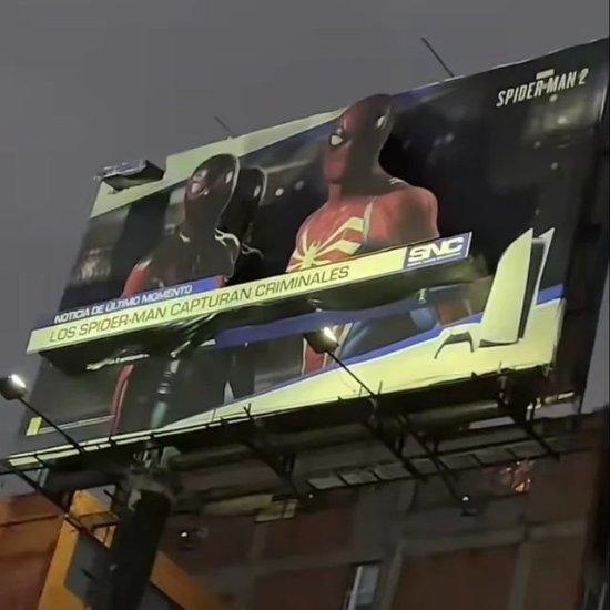 大的要来了！索尼开始布置《漫威蜘蛛侠2》广告牌