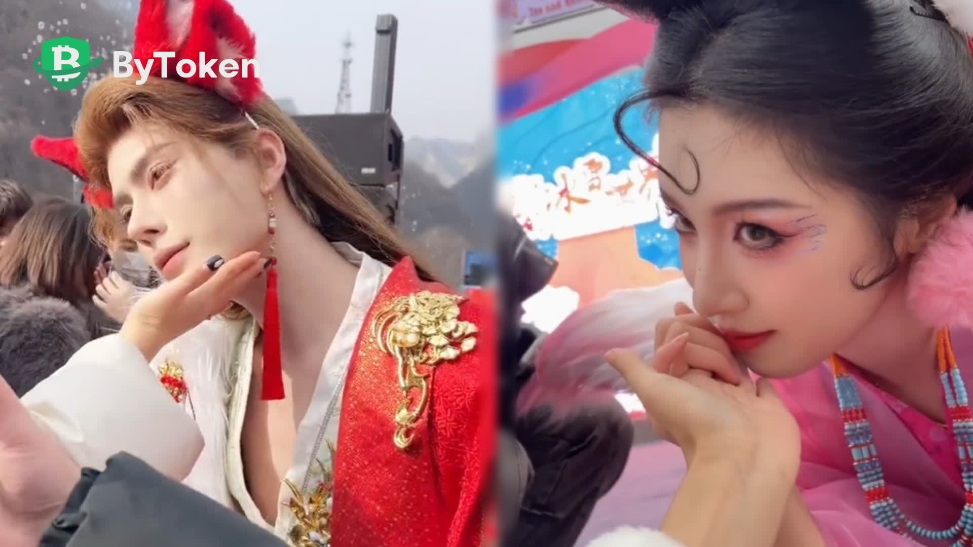 云台山男女妲己妖娆抚媚形象引争议男妲己道歉并暂停工作