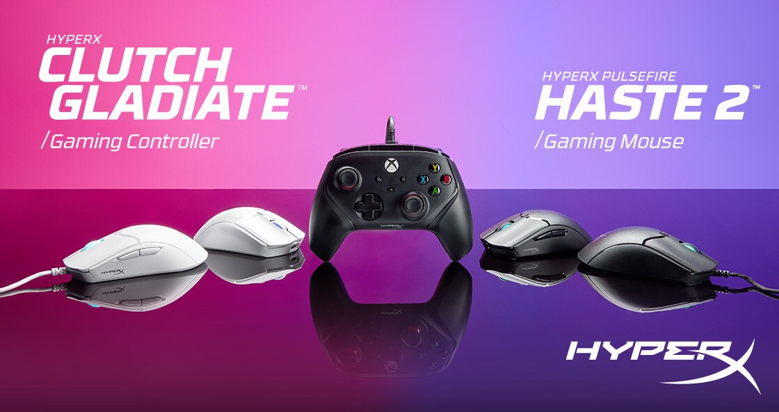HyperX于CES 2023中推出角斗士Xbox游戏手柄和旋火2系列鼠标