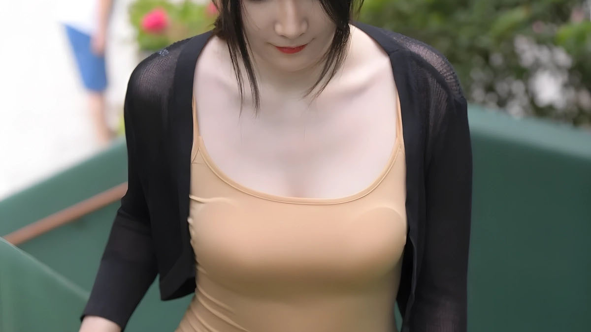 黄色长裙，贵妇气质