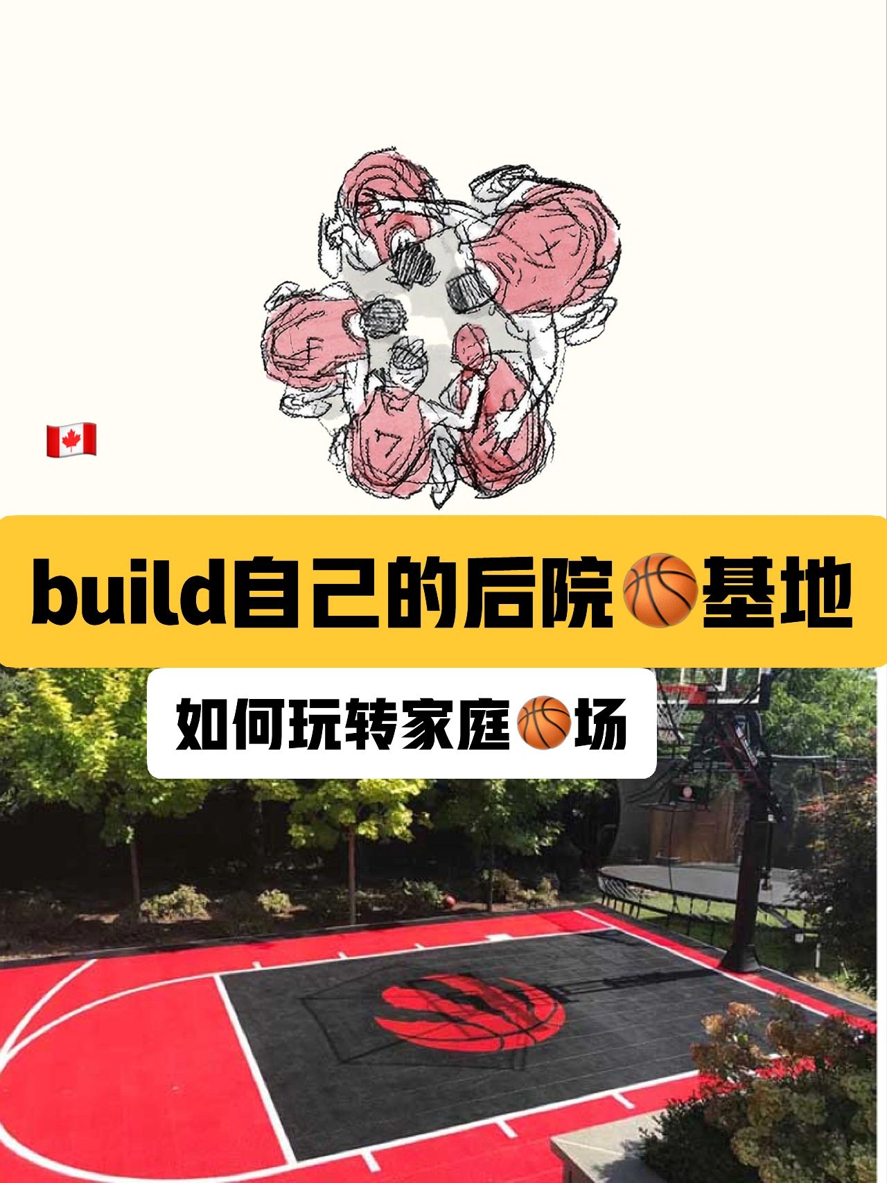 怎样造篮球场#篮球场尺寸#