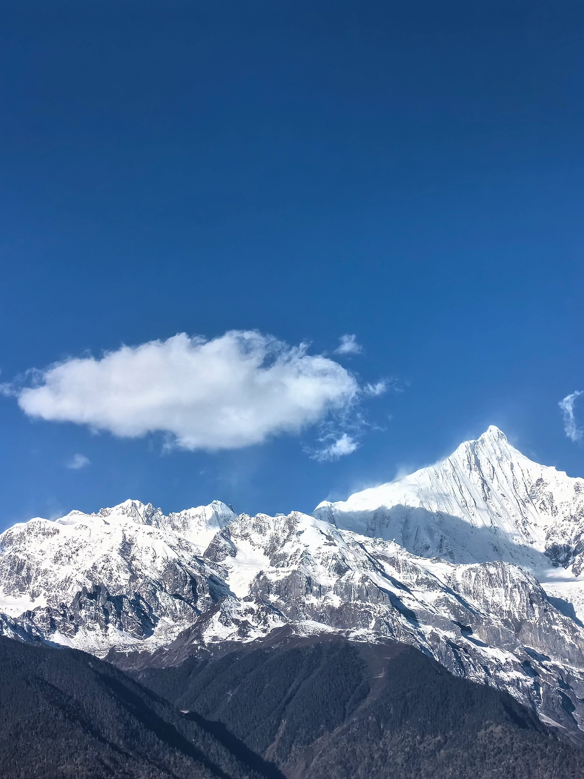 梅里雪山·飞来寺·11月4日上午·晴