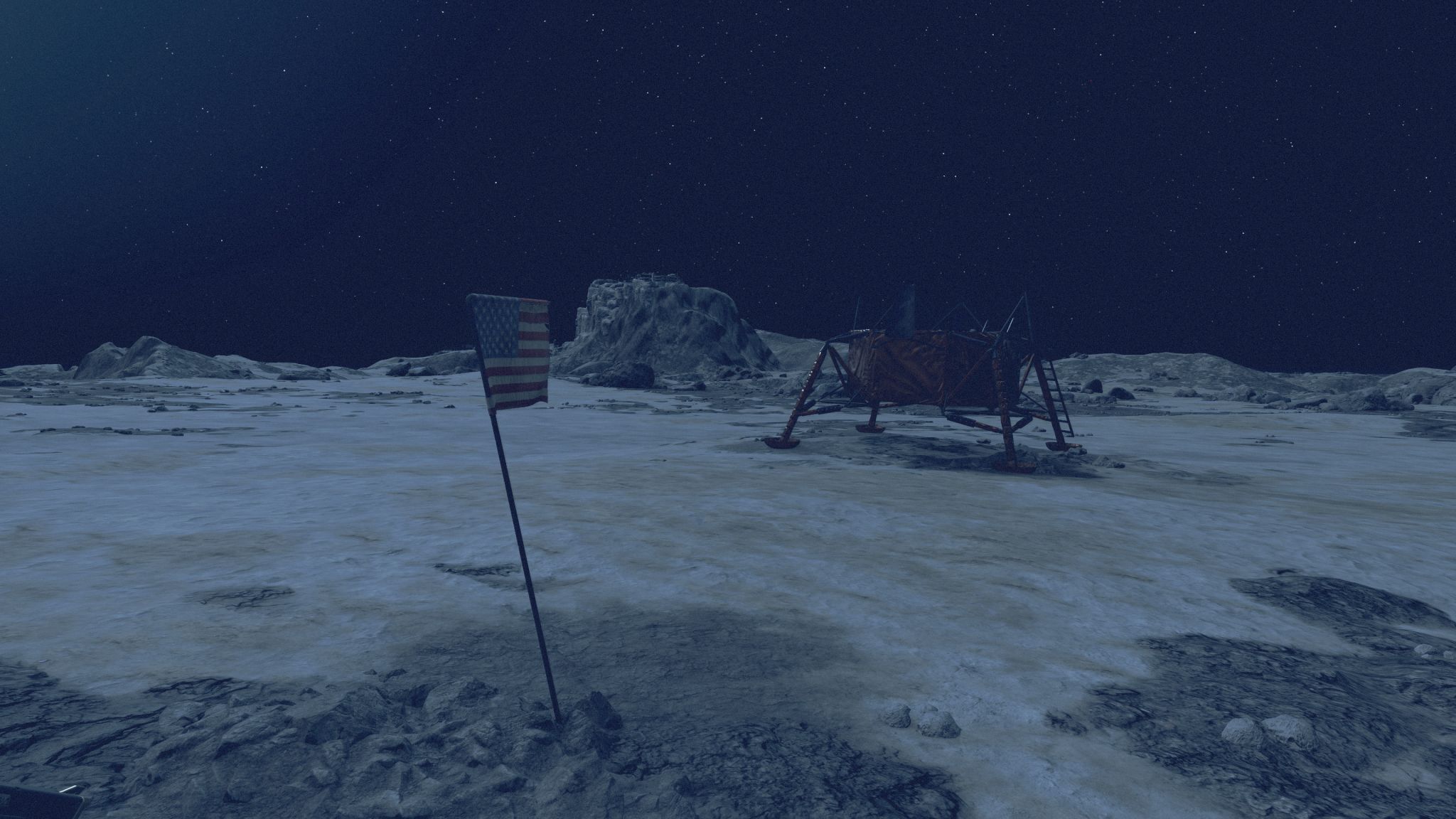 探索月球表面发现登陆舱《星空》留了彩蛋来反驳美国登月的阴谋论