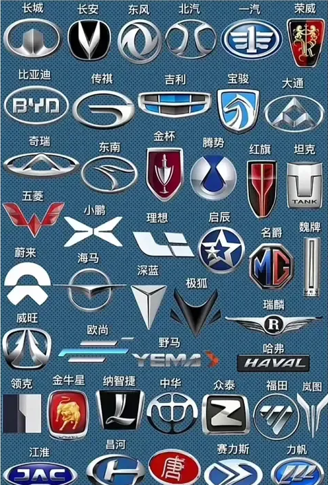 40个国产汽车品牌，10年后还剩11家
第一档：比亚迪  吉利   奇瑞    