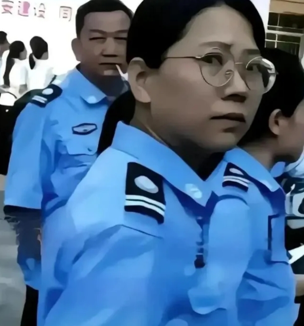 千万不要以貌取人
看到很多评论这位女同志的，说她眼神犀利，面容冷酷，作为一位执法