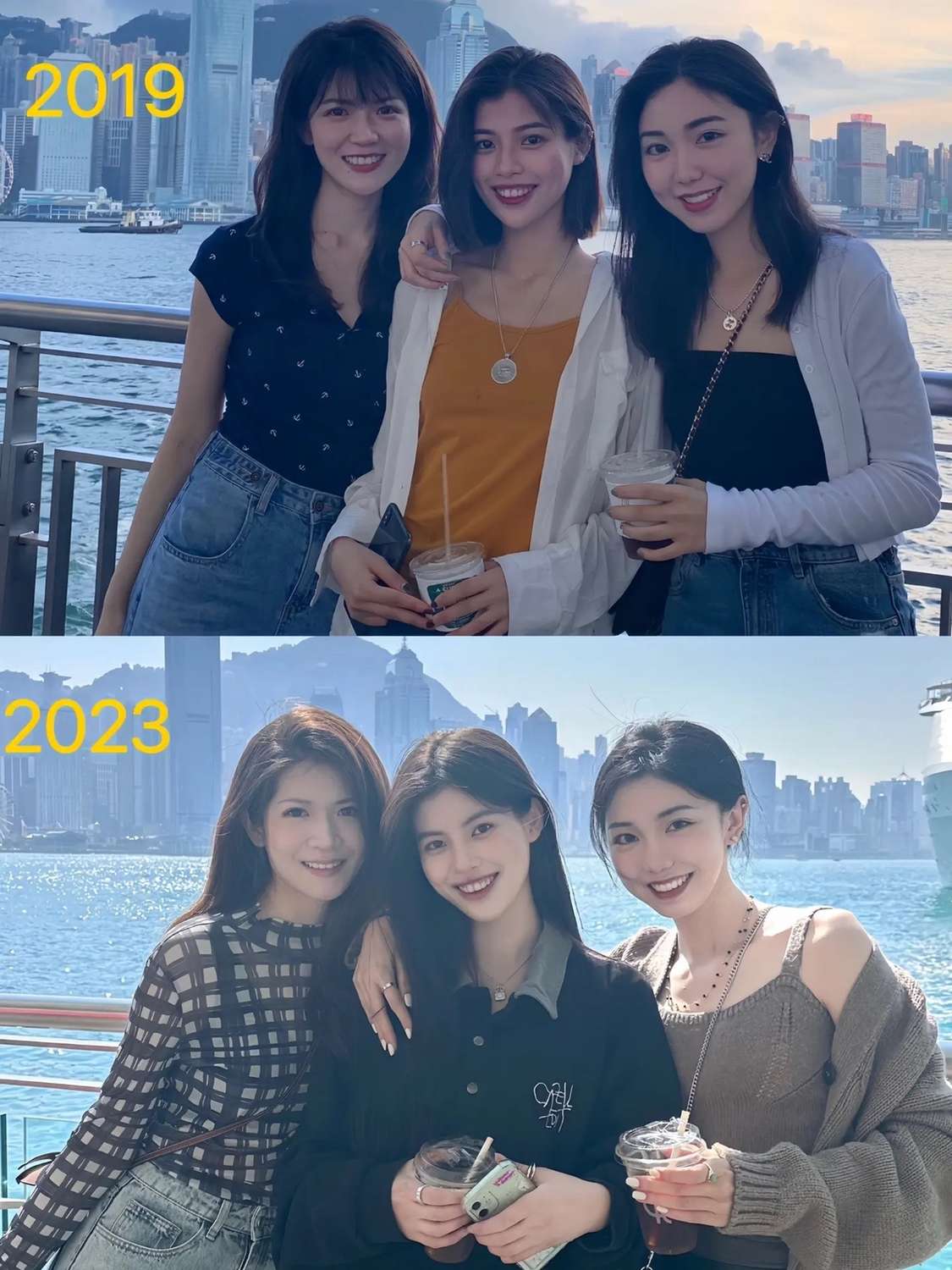相同的地点，相同的人，四年有什么变化？