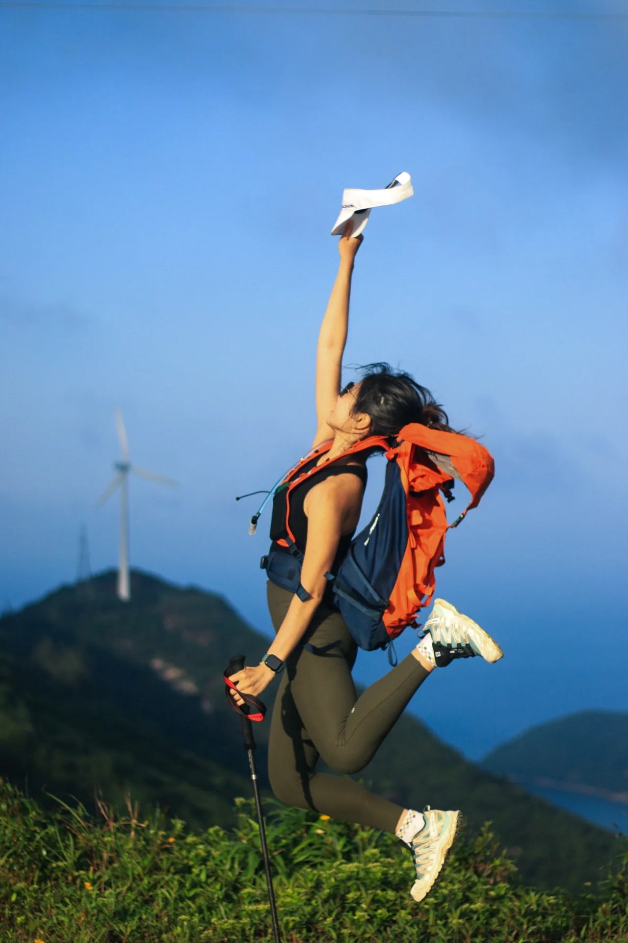 又有海又有风车的超美路线｜高栏港五指山