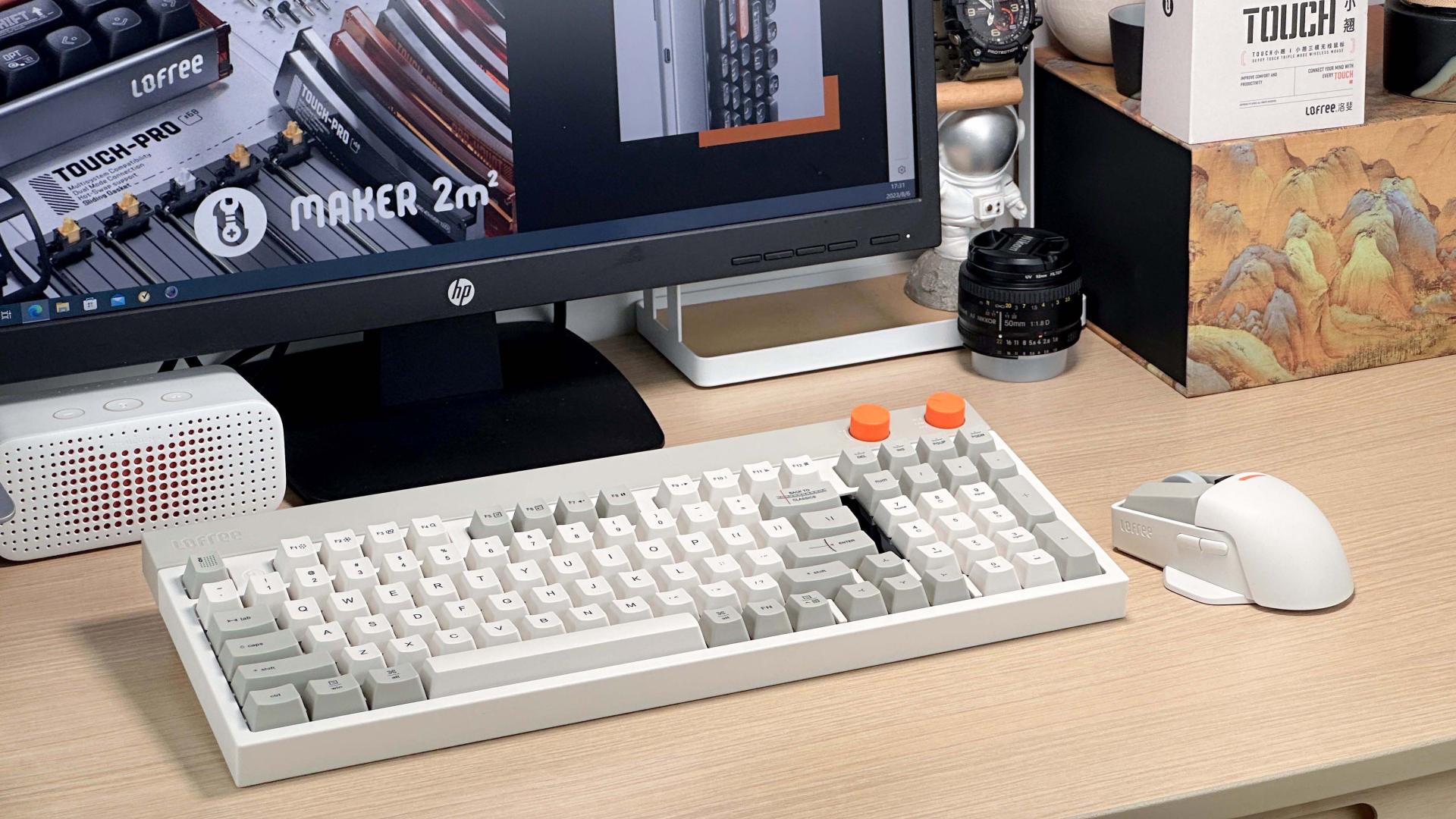 经典复古设计PBT+热升华：Lofree洛斐两款键鼠产品试用