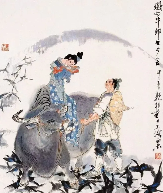 牛郎的行为叫猥亵，织女的行为叫倒贴。
这种白富美倒贴给穷光棍的故事，人民群众最喜
