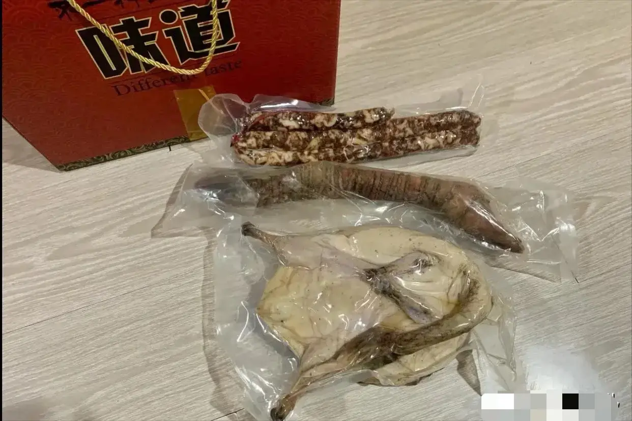 公司送的年货，感觉不值钱，真是心寒