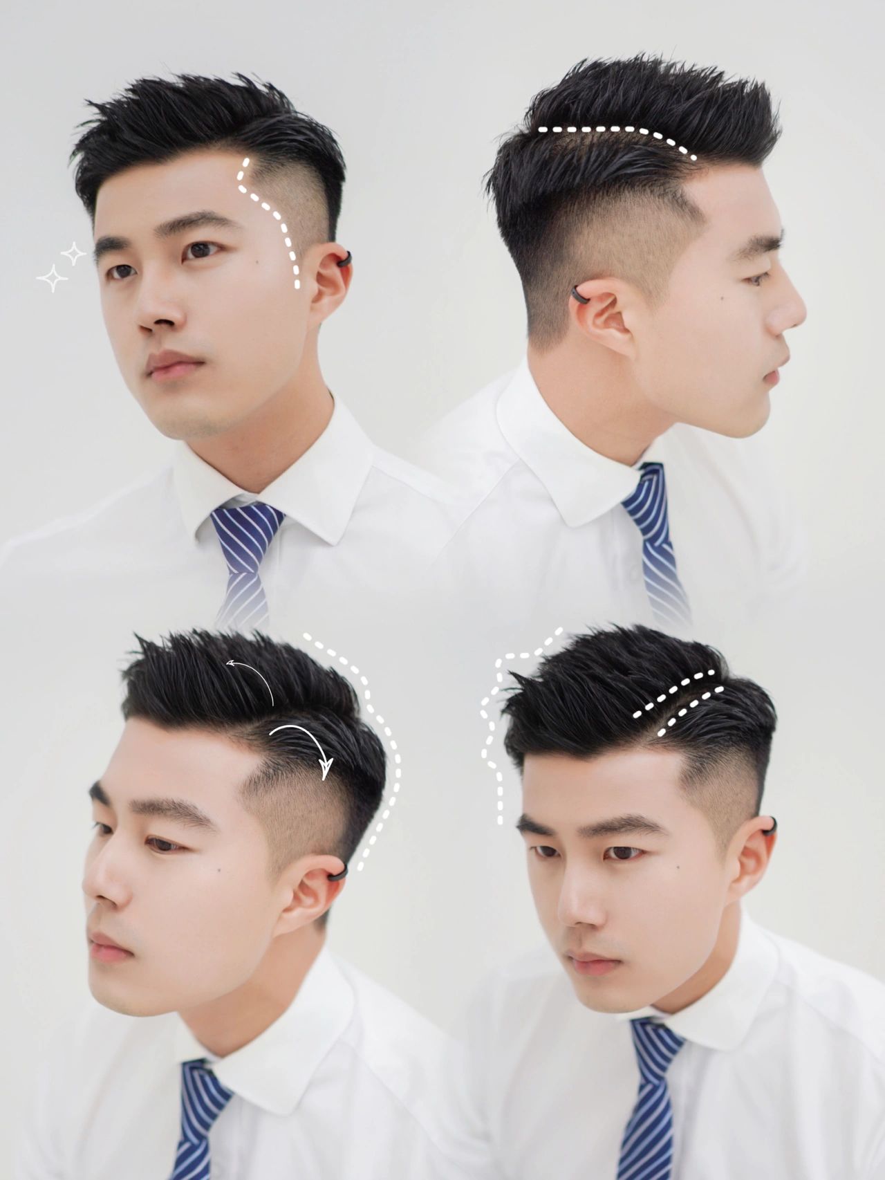 用新发型跑赢职场的男生短发