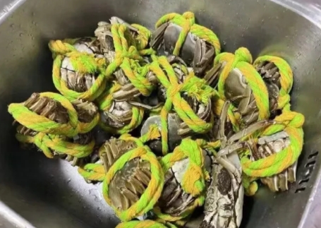 买大闸蟹居然送了个拖把！