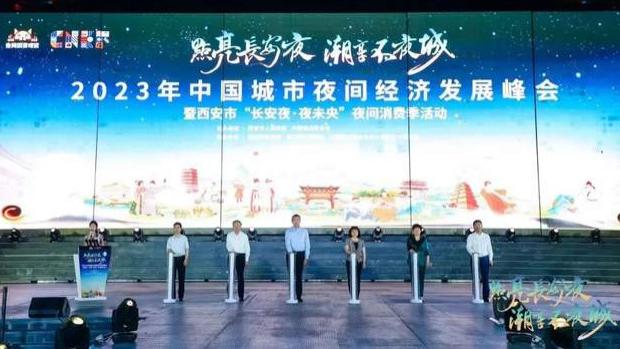 2023年中国城市夜间经济发展峰会（西安站）开幕！