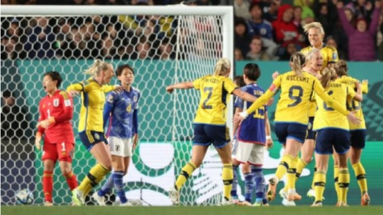 女足世界杯日报：瑞典击晕日本;西班牙震动但不动摇