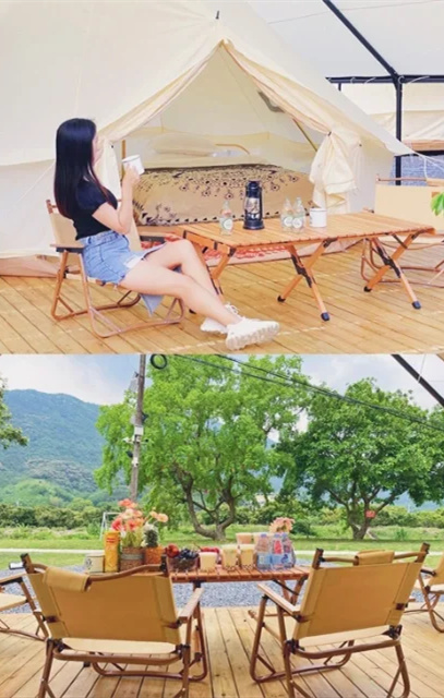 小溪里轻奢露营｜假期溜娃怎能错过这里‼️