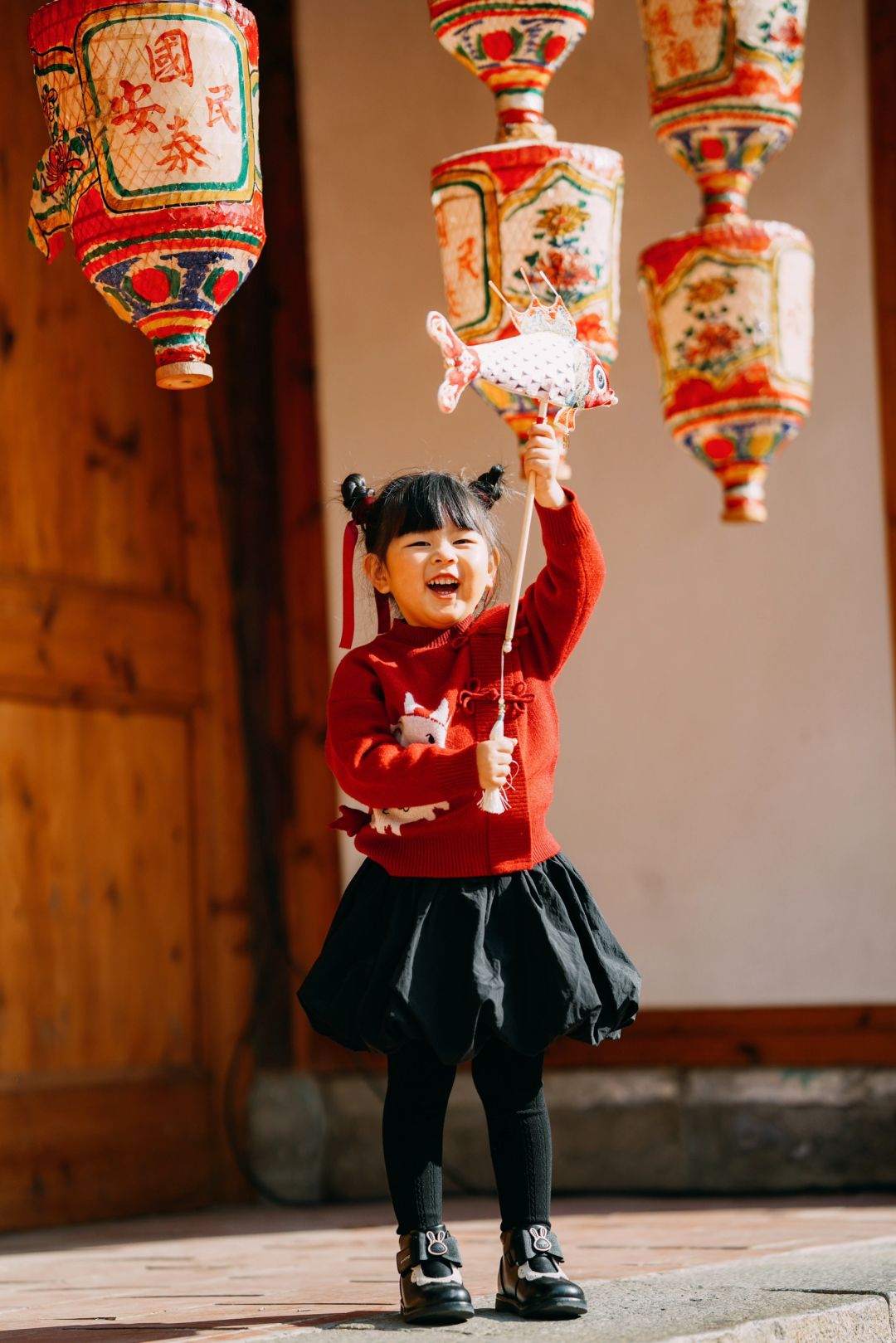🐉新年照就这样拍👍国潮才是王道
🧧3岁小朋友，开始有了对中国春节的懵懂认识