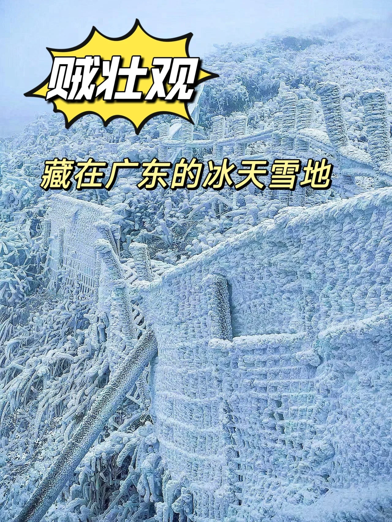 贼壮观！广东竟然藏着个冰天雪地！