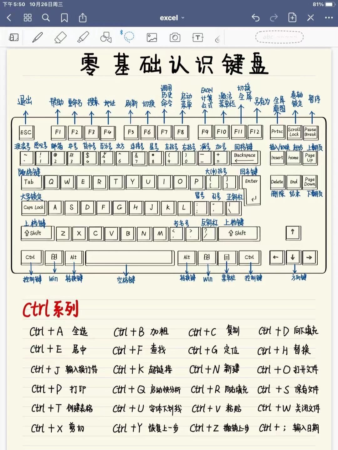 实用快捷键#新手电脑入门基础知识#