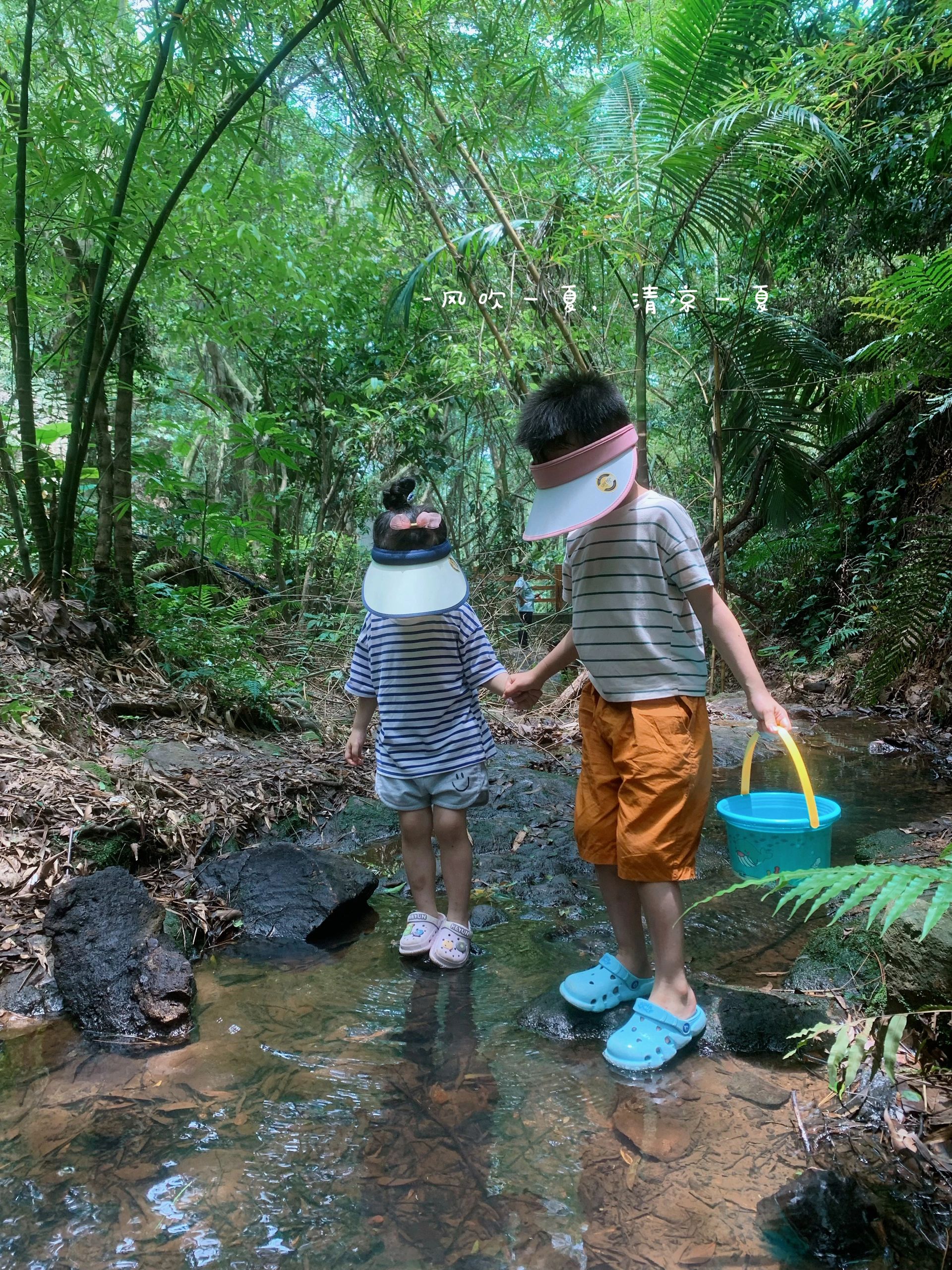 夏天遛娃玩水徒步 ｜ 广州滴水岩实况⛰️