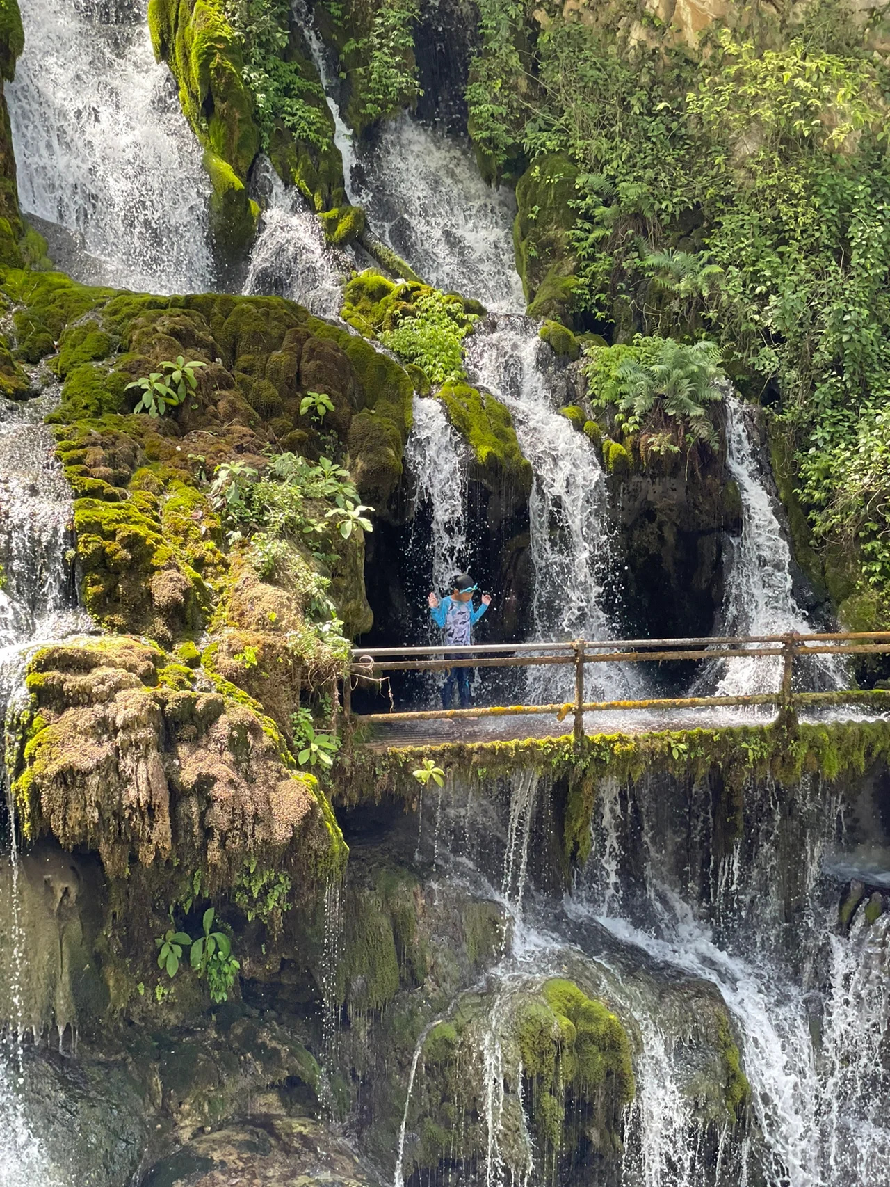 水帘洞里泡温泉♨️花果山上爬瀑布🐒