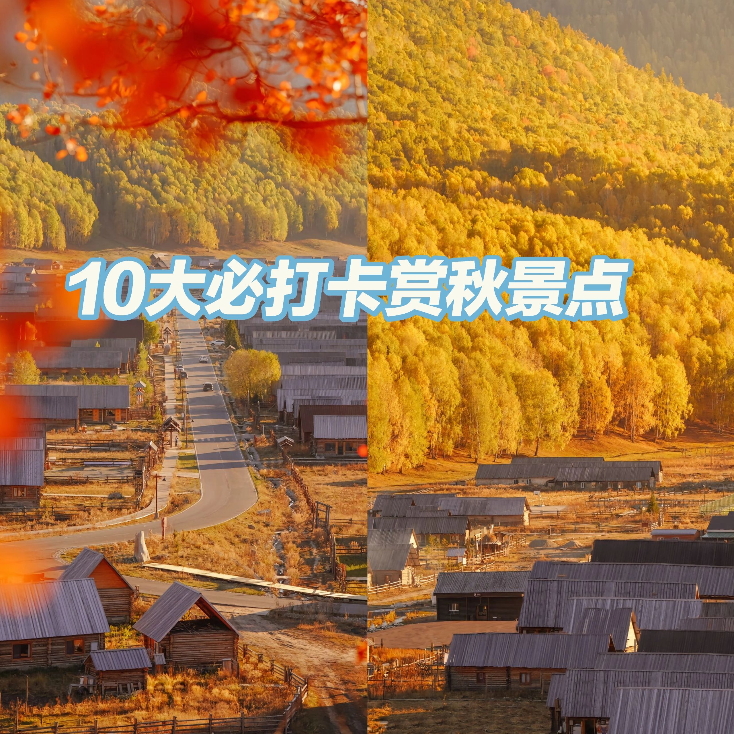 国内10大封神的赏秋胜地
