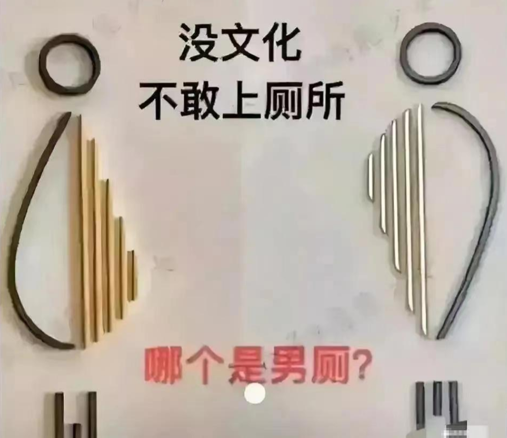 不懂就问，哪个是男厕？哪个是女厕？这该如何区分？