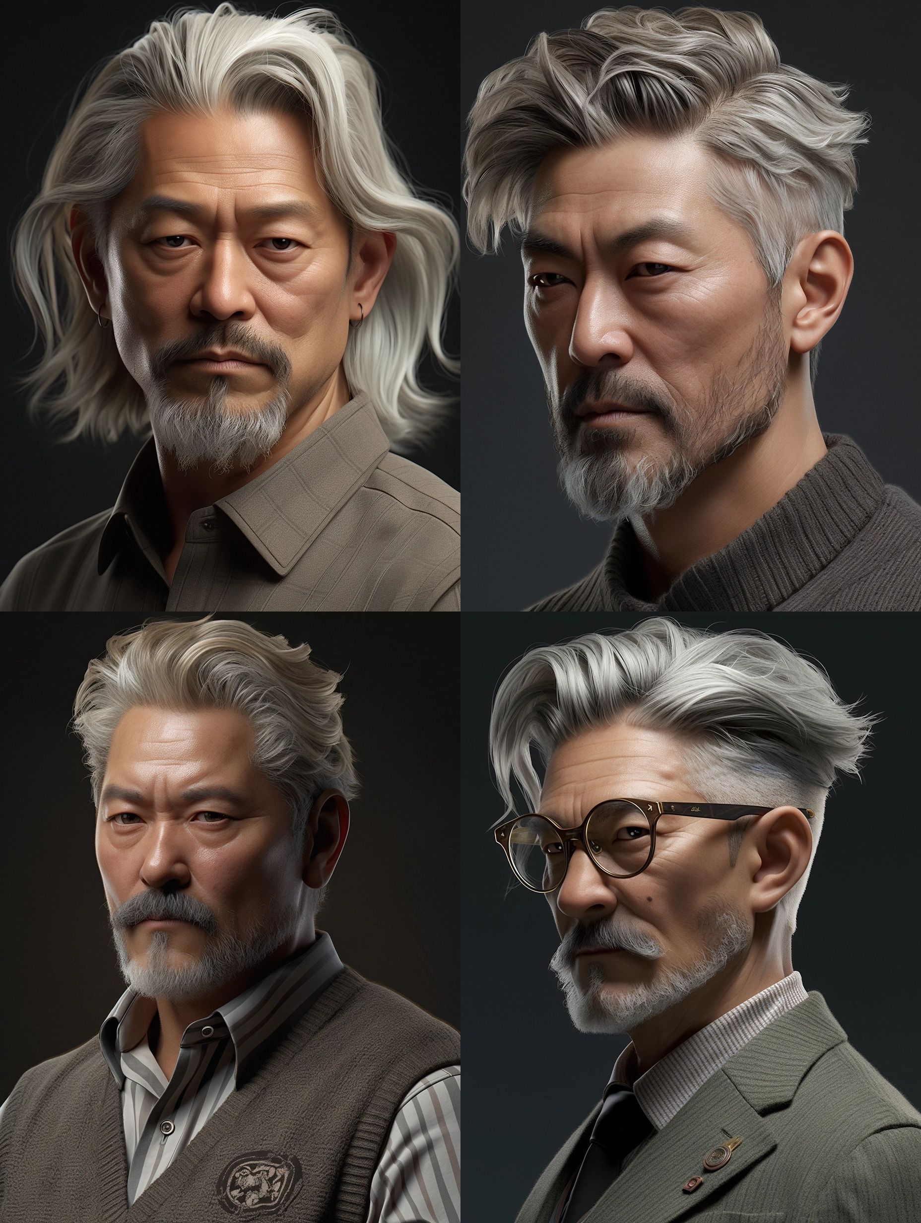 大叔款发型来啦！