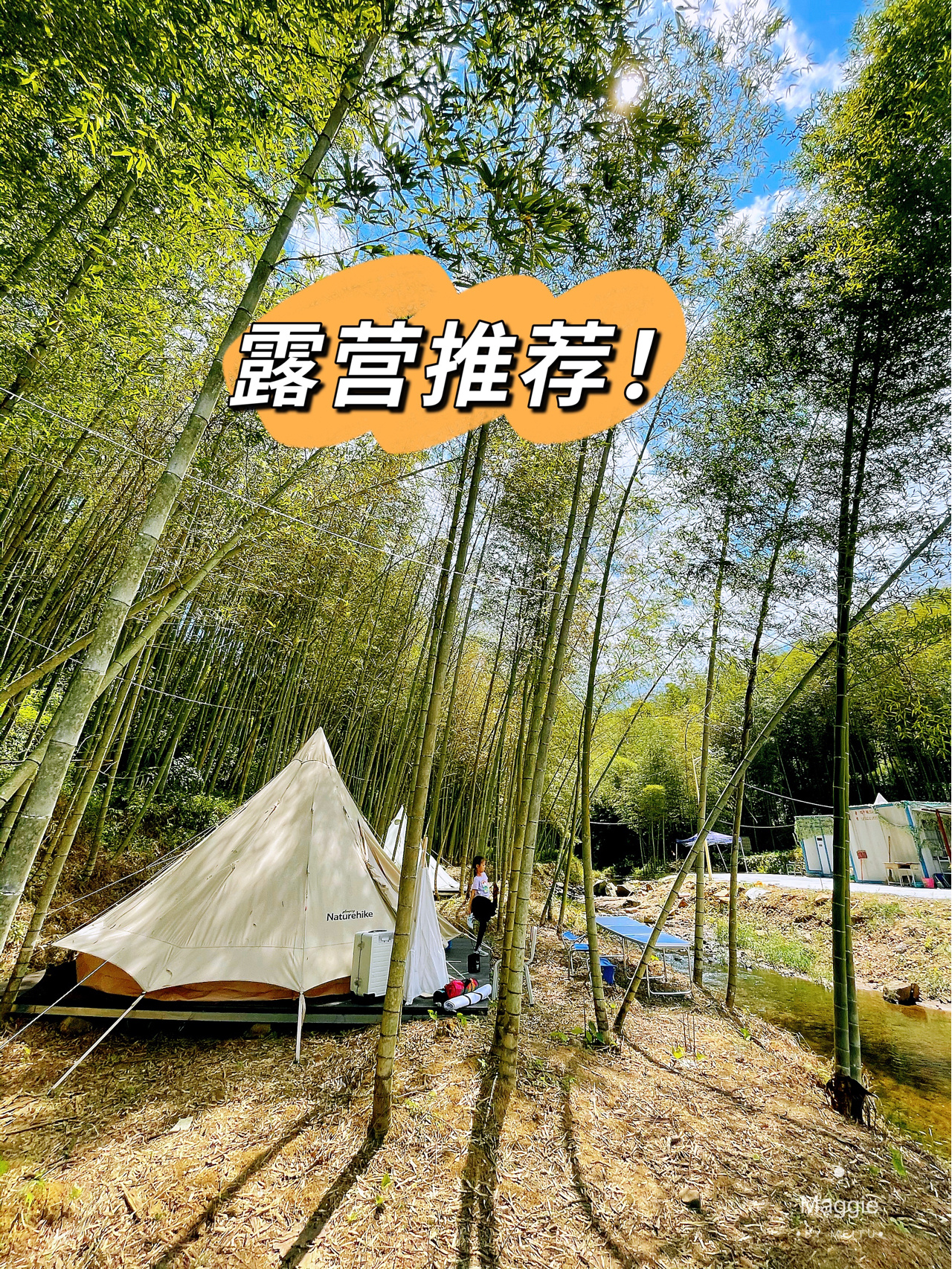 广州从化露营｜溯溪、竹林神仙般的生活