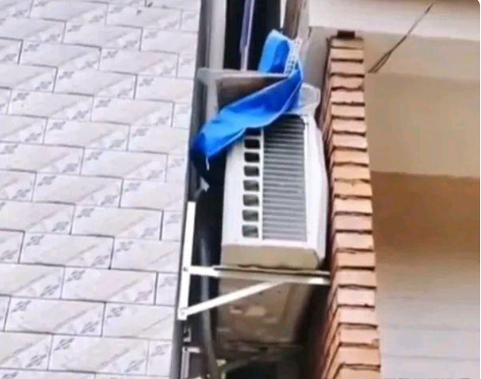 当你第一次看到这张图片时，我相信你立刻就能明白发生了什么事情。

 这个邻居真是