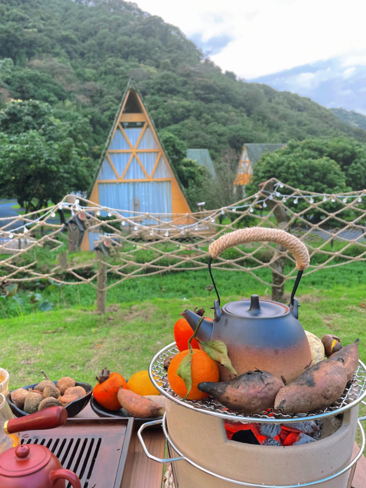 治愈系木屋|广州从化遛娃好去处露营泡温泉