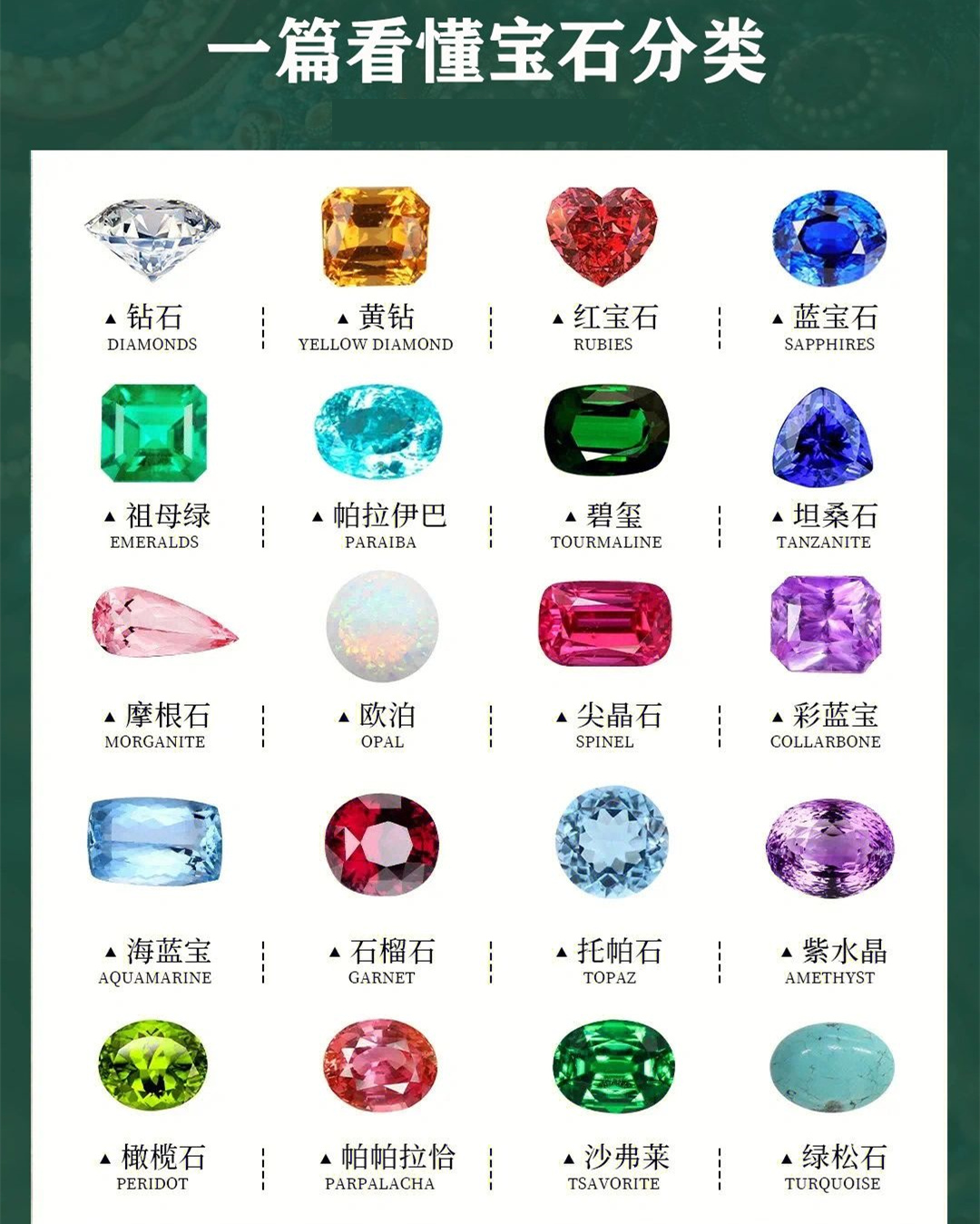 一篇读懂珠宝分类💫建议收藏⭕️