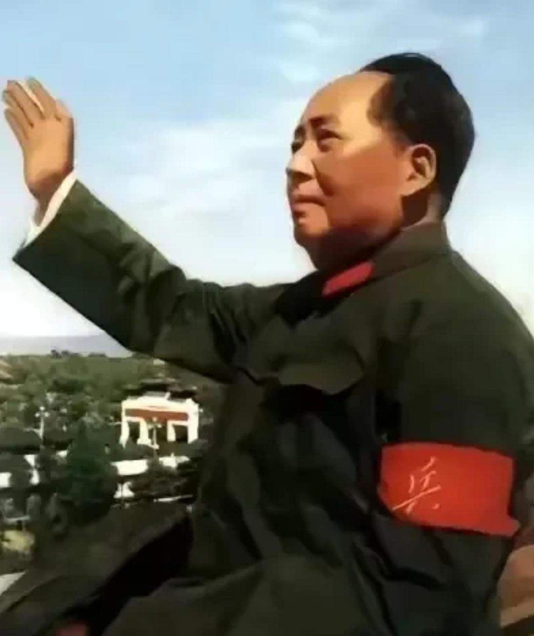 诋毁人民心中的太阳。太阳虽然也会被一时乌云遮挡，但太阳的光芒终将会穿 破雾的。这