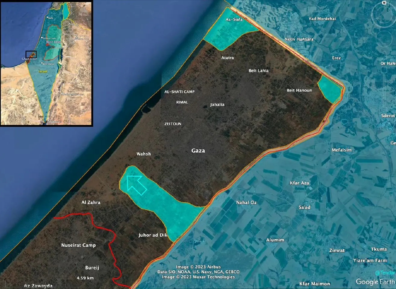 加沙即将被以军一分为二 ​。
这个战术和一开始预料的一模一样，打穿以后以军会设立