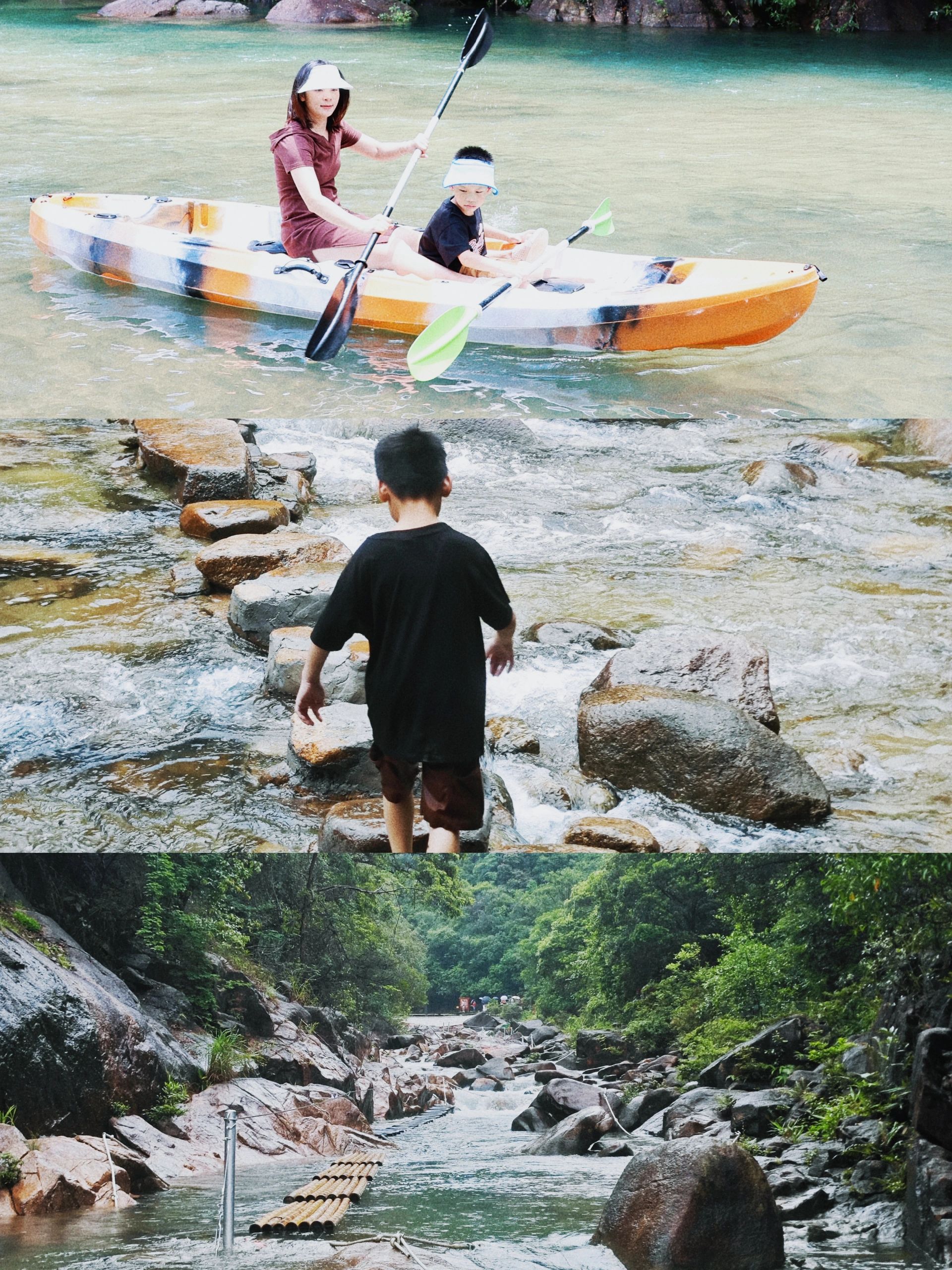 广州玩水避暑聖地！在玻璃水划艇溯溪附攻略