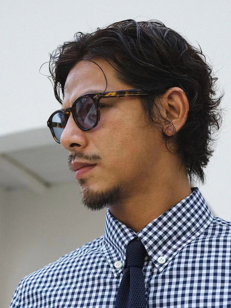 日系发型，长发熟男士一定要尝试的卷发。