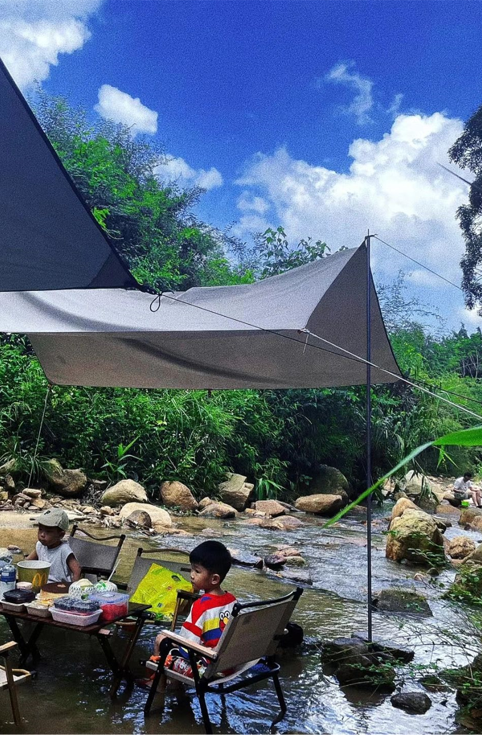 广州露营 • 山沟沟悠闲农场！溪水草坪！