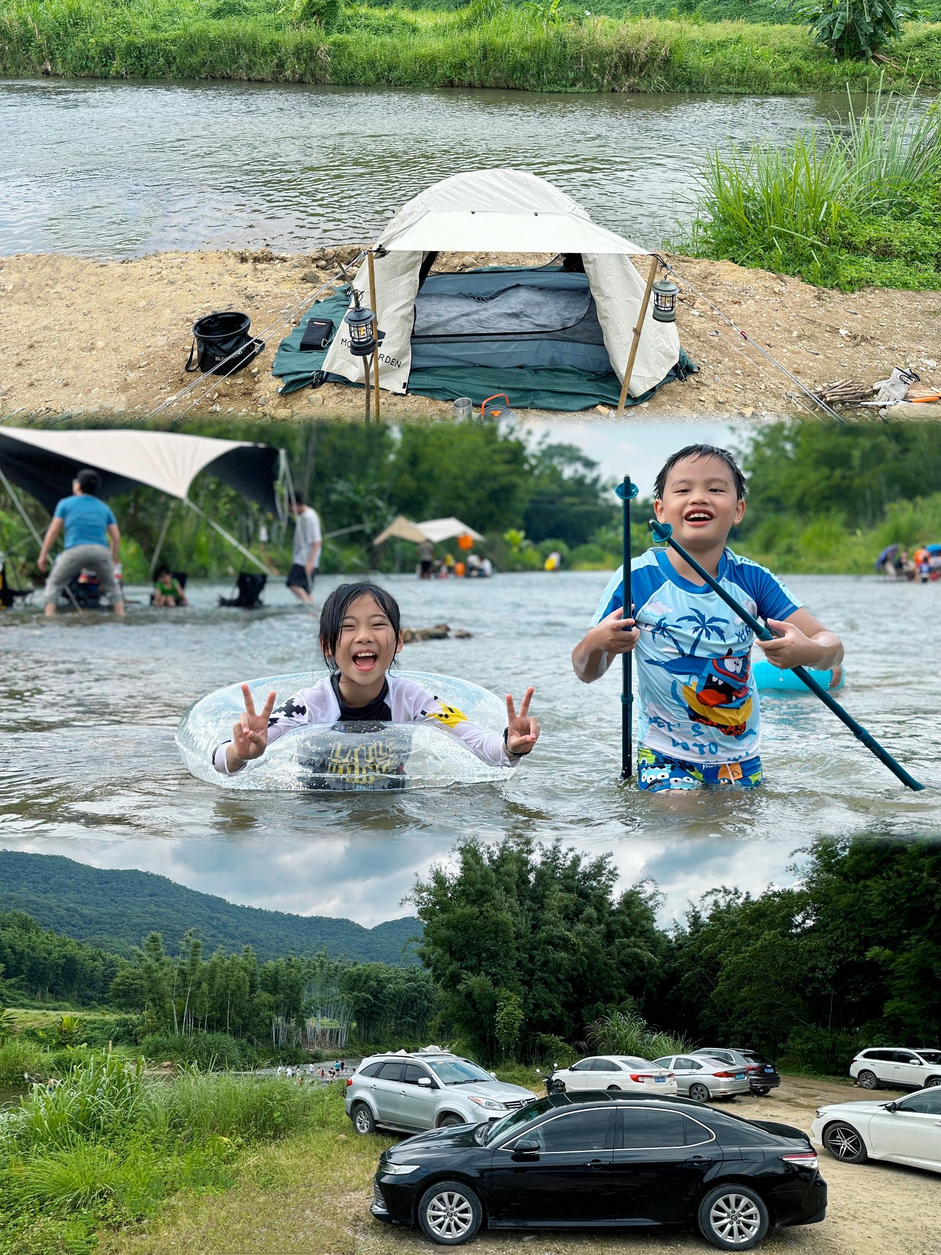 📍广州从化‖轿车直达露营🏕️溯溪点