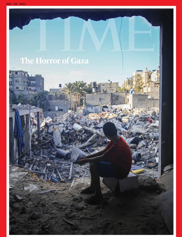 《时代》杂志最新封面，加沙的恐怖！
加沙，已经创下了至少三个杀戮纪录。
1，最快