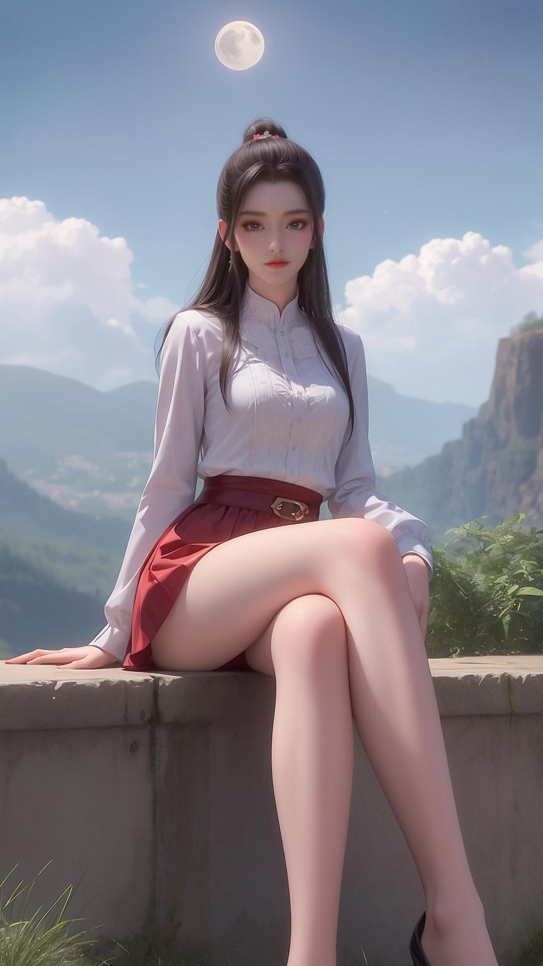 《暗河传》国漫女神白鹤淮AI手机壁纸分享：清冷杀手与可爱神医，又是一对意难平吗？