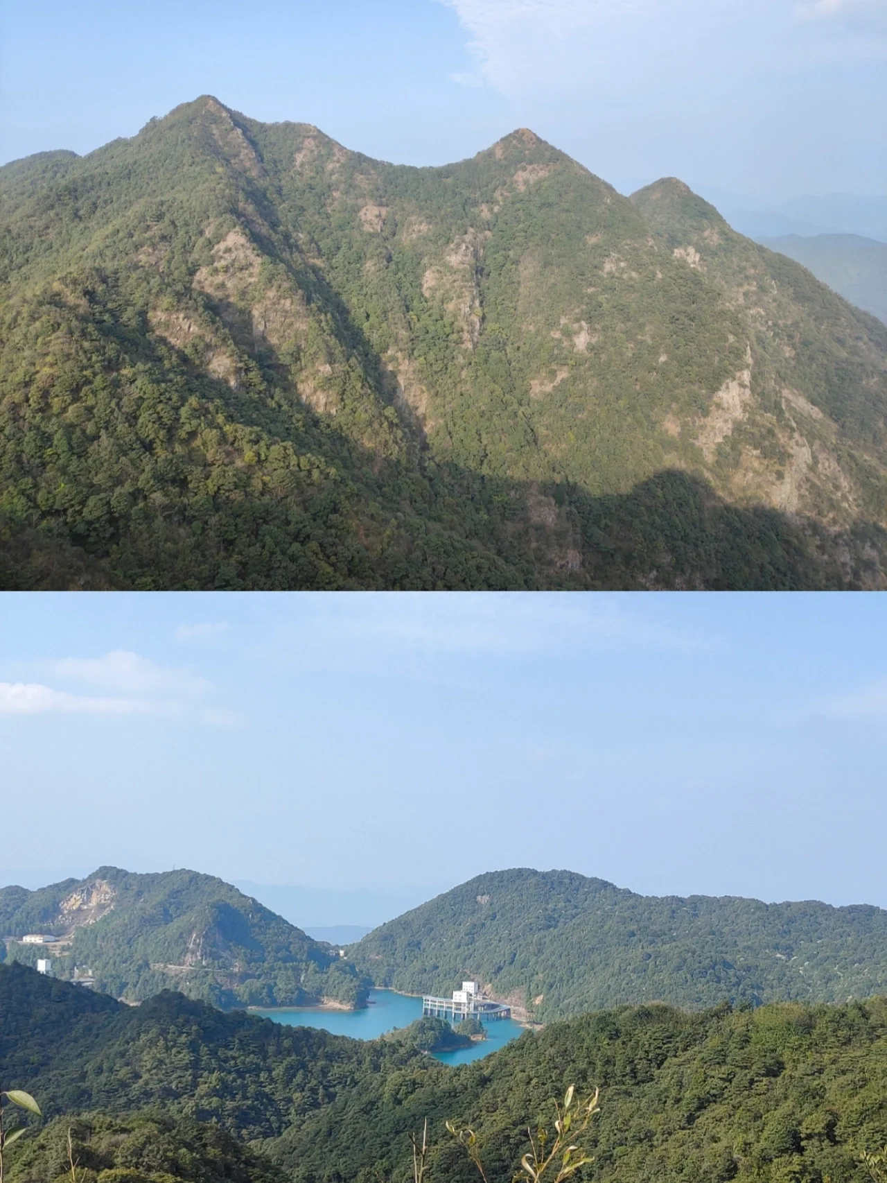 从化黄茶园穿越三角山：广州户外登山毕业线