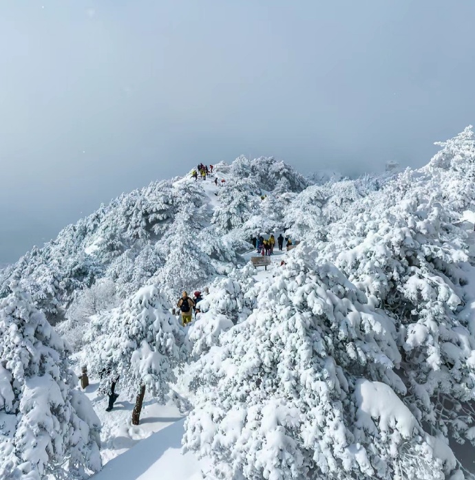 黄山雪景