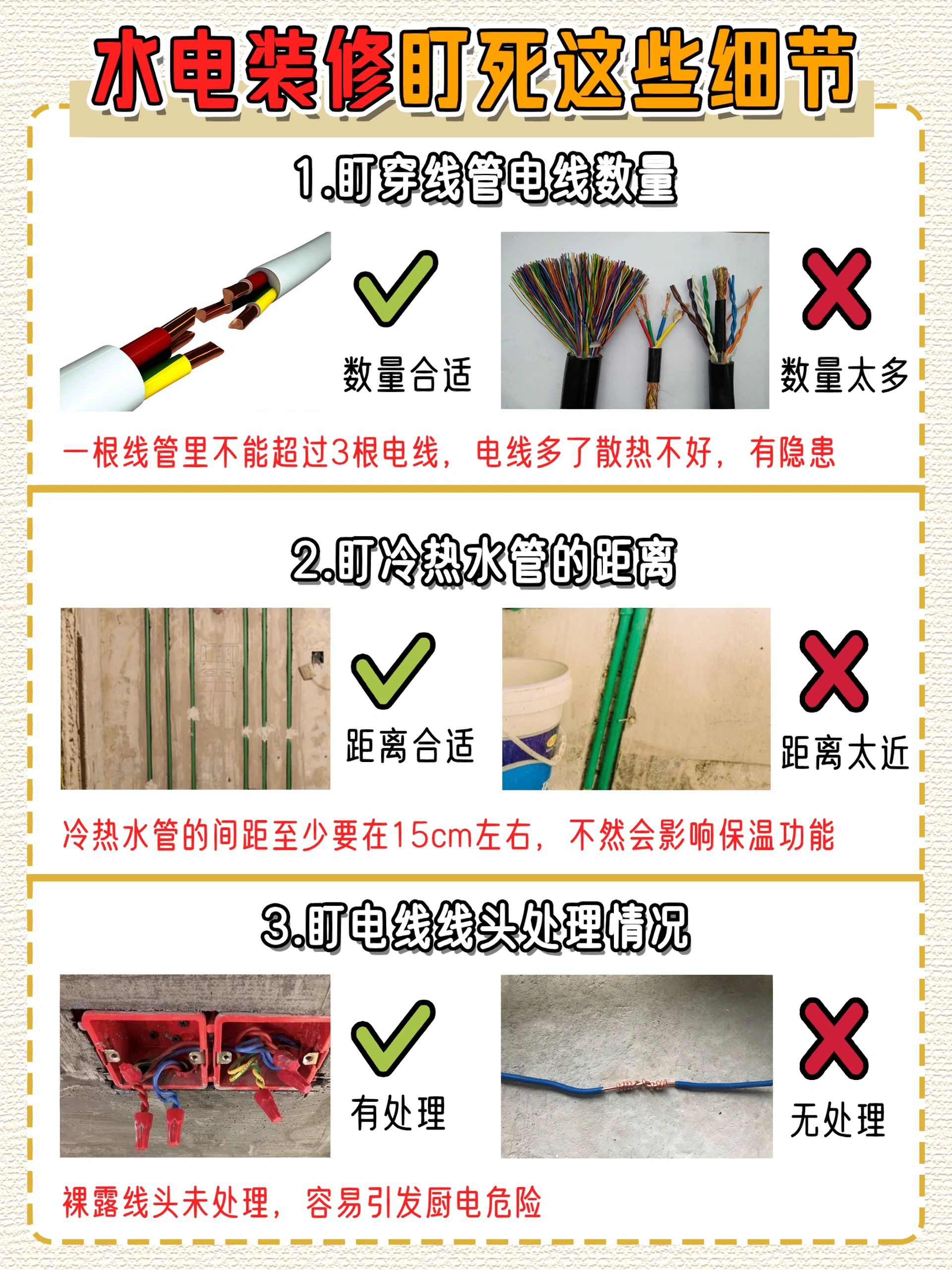 水电装修盯这些细节，没人敢忽悠，亲测有效