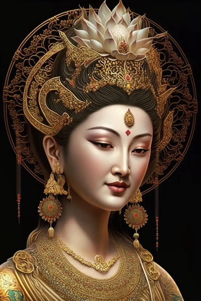 真正有福报的女人，
都有明显的特点，
这第一个特点就是心软善良，
脑门特别大，相